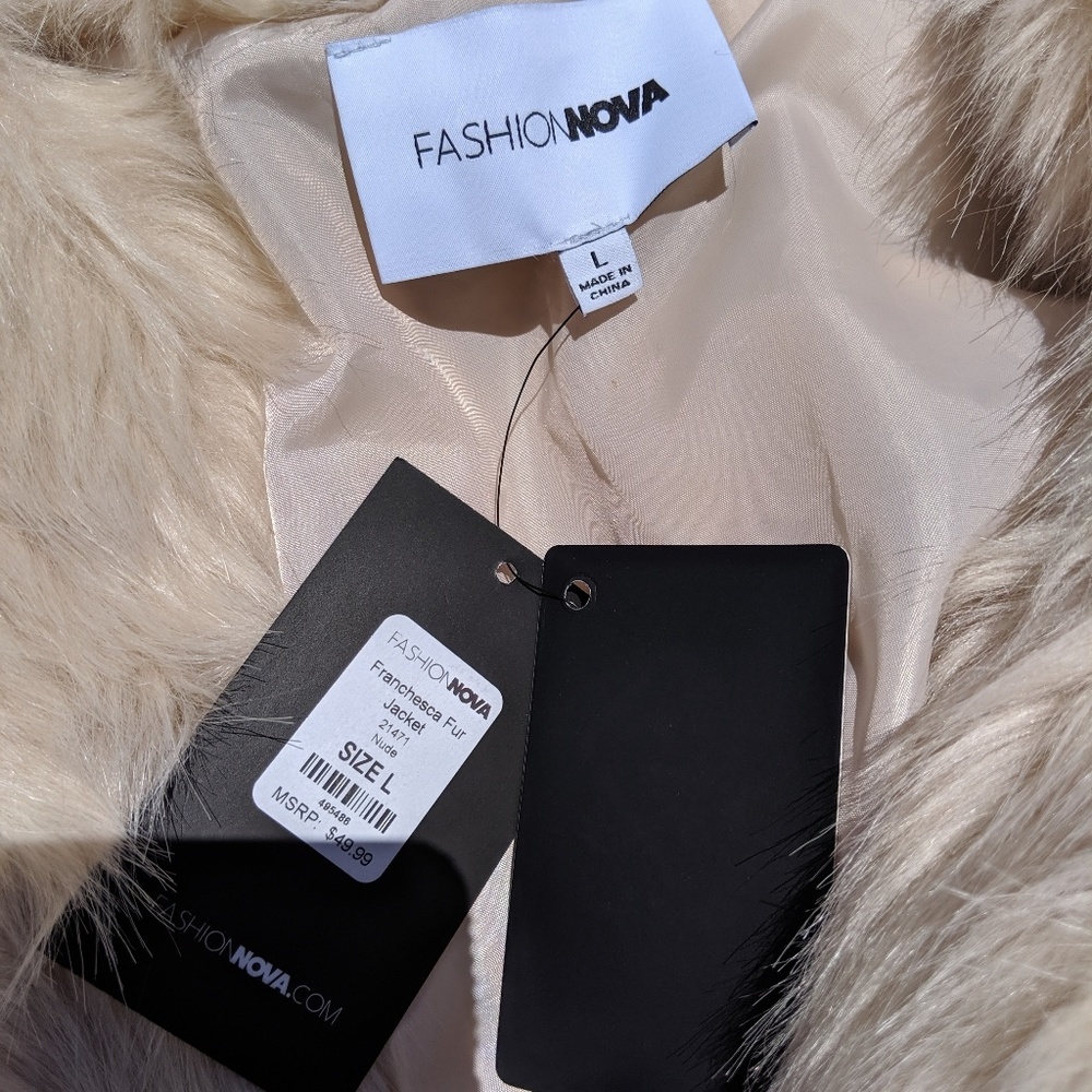 Fashion Nova fur coat